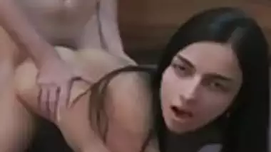 Indian girl fucked by WHITE guy doggystyle 