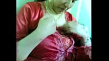 Busty aunty showing her big boobs and hairy pussy