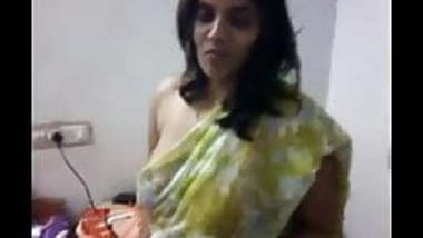 Indian Tamil Aunty with big tits enjoyed by hubby