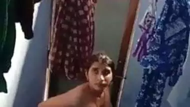 Girl bathing