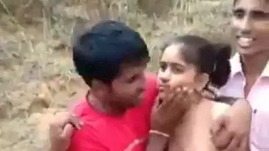 Locals groping girlfriend after getting caught with BF