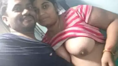 Indian couple on video call boobs show