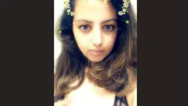 Cute Girl Sucking Her Own Boobs