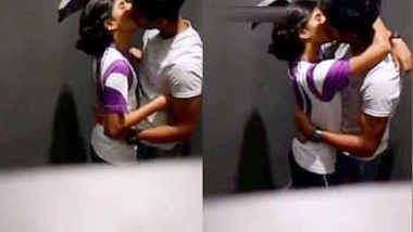 Desi College Couple Fucking In Changing Room