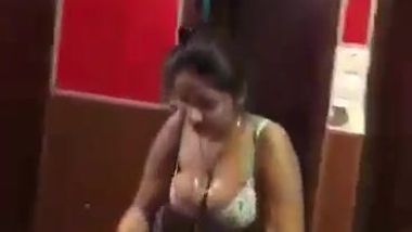 Girl isn't ready for the porn but Desi hubby can film her putting on clothes