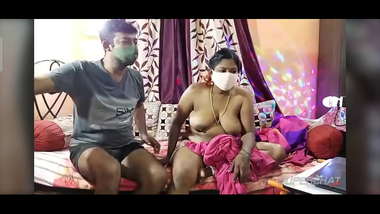 Desi married couple on webcam