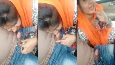 Bangladeshi Muslim girl blowjob to her lover in car