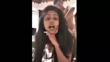 Chennai couple sex with cute girl