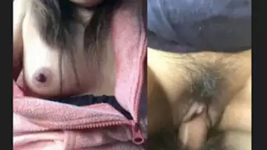 Sexy Girl Hairy Pussy Fucking in Car
