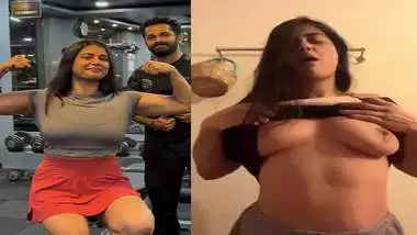 Fitness model naked Vrinda exposing for gym trainer