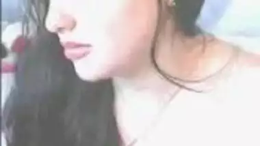 Sexy Indian girl Renu on webcam chatting with...
