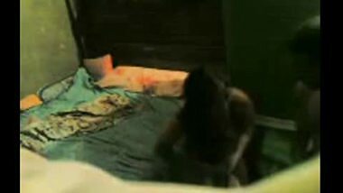 Spy cam hidden sex of young college lovers