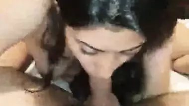 Beautiful Indian Sexy Girl Sucking Lover Dick