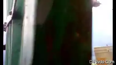 Desi girl nude bathing neighbor boy recording by hidden cam