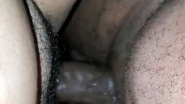 Fucking wife hairy pussy