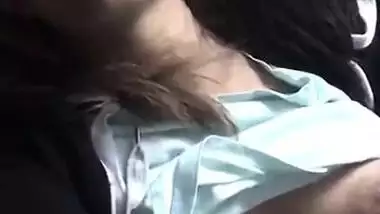 Beautiful Paki chick flashes perfect XXX breasts during sex chat with BF