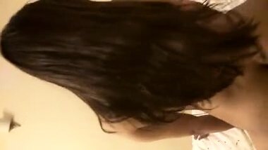 Indian Girl riding hubby in ReverseCowGirl pos :POV