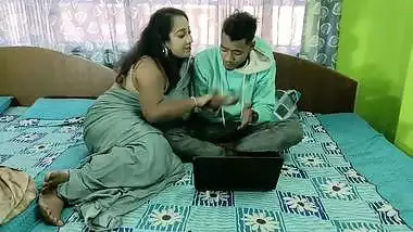 Busty Bhabhi seduces her Devar and records her Indian porn