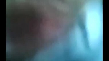 Teen college girl making her porn clip with lover