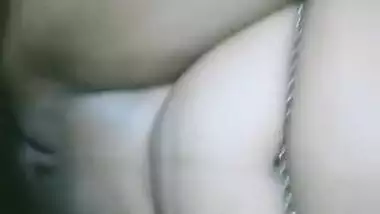 Shaved pussy fucking on floor