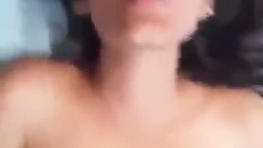 Sexy Slim Horny Slut Girl Taking Cum on Face