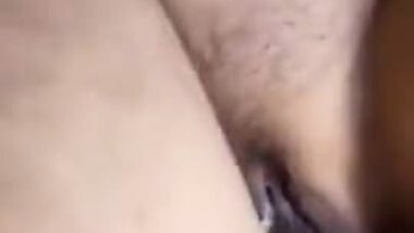 Making cream with indian maid 