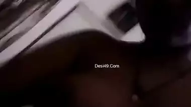Sexy Desi Girl Showing Her Boobs To Lover On Video Call Part 2