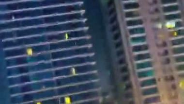 Indian Couple fucking on window