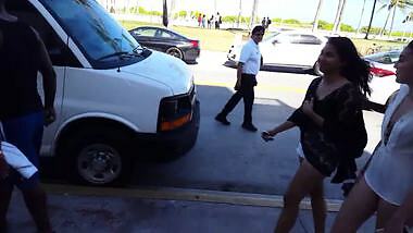 Candid voyeur indian babe leopard bikini ass hot desi