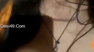 Desi Wife Exposing Boobs On Video Call With Lover