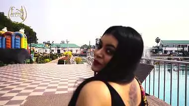 Nila in Black Saree Photoshoot ~