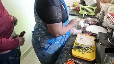 flashing and jerking infront of maid swathi in kitchen