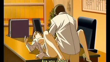 Anime blonde gets her cunt licked and pounded