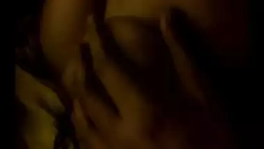 Big boobs prostitute from Kanpur getting tits squeezed by client