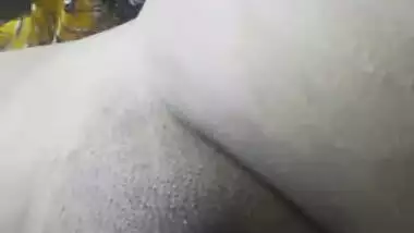 Busty Desi aunty showing boobs and pussy