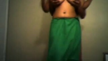 brother playing with her married elder sister boobs