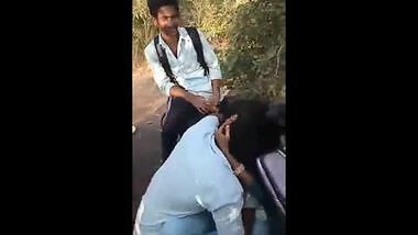 Outdoor mms scandal of desi college girl Neha