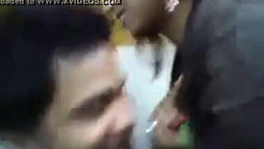 Outdoors boobs sucking session of a Muslim girl