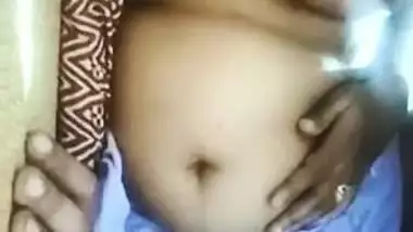 Desi big boobs aunty with young boy