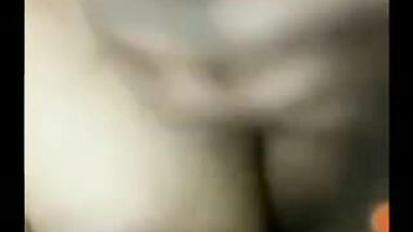 South Indian wife showing her big black aerolas