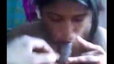 Horny teen sucking dick of her brother