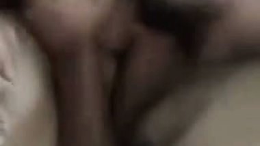 Horny bf smooch and pressing boobs continuously sucking boobs