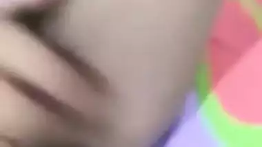 Adorable Desi sweetie makes XXX selfie video of her masturbation