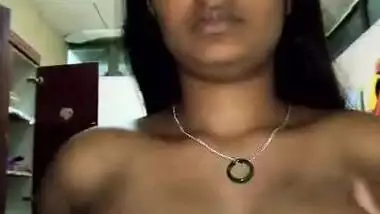 Desi Girl Capturing Selfie in Office Secretly