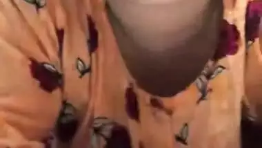Shy Desi Bhabhi showing her big boobs on camera