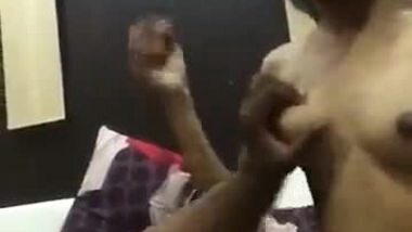 Nude Indian Call Girl Adjusting Hair