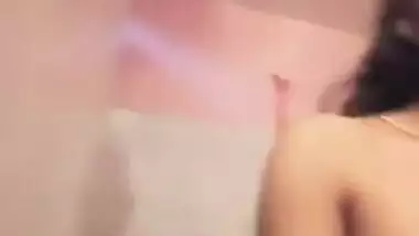 Desi girl undresses in front of webcam hoping to be a porn actress one day