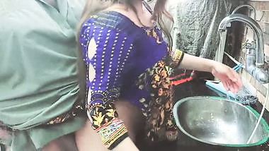 Punjabi Village Maid Fucked in Kitchen By Her...