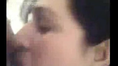 Indian wife giving blowjob