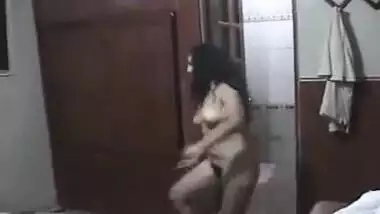 Naked school girl dances for a Punjabi song
